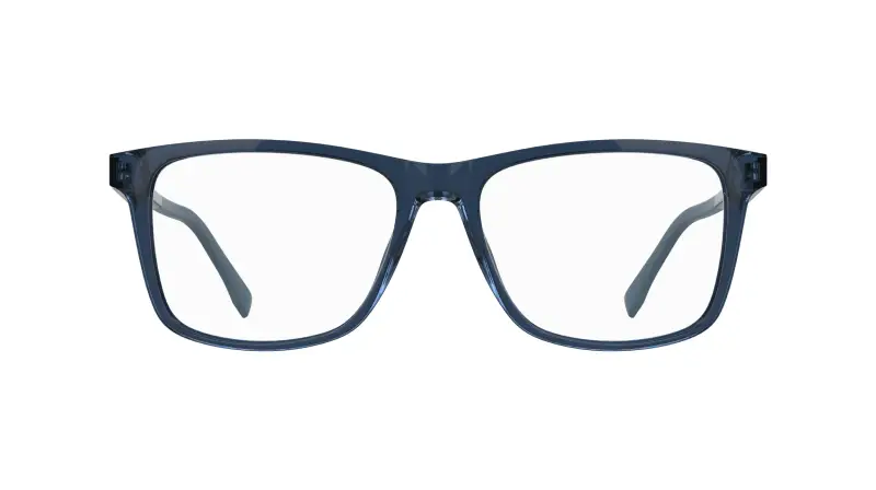 Uomo Lacoste L4013 410 Montature da vista Bio-iniettato Blu Squadrata Normale miniatura 2