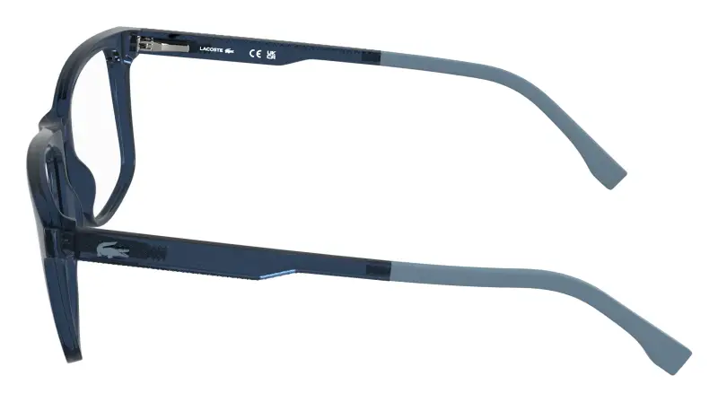 Uomo Lacoste L4013 410 Montature da vista Bio-iniettato Blu Squadrata Normale miniatura 3