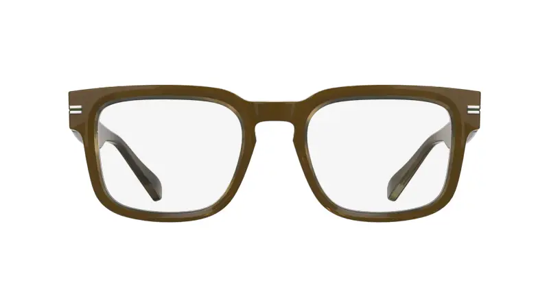 Uomo Lacoste L4016 210 Montature da vista Acetato Marrone Squadrata Normale miniatura 2
