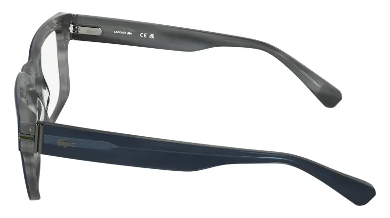 Uomo Lacoste L4016 410 Montature da vista Acetato Blu Squadrata Normale miniatura 2