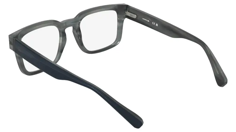 Uomo Lacoste L4016 410 Montature da vista Acetato Blu Squadrata Normale miniatura 3