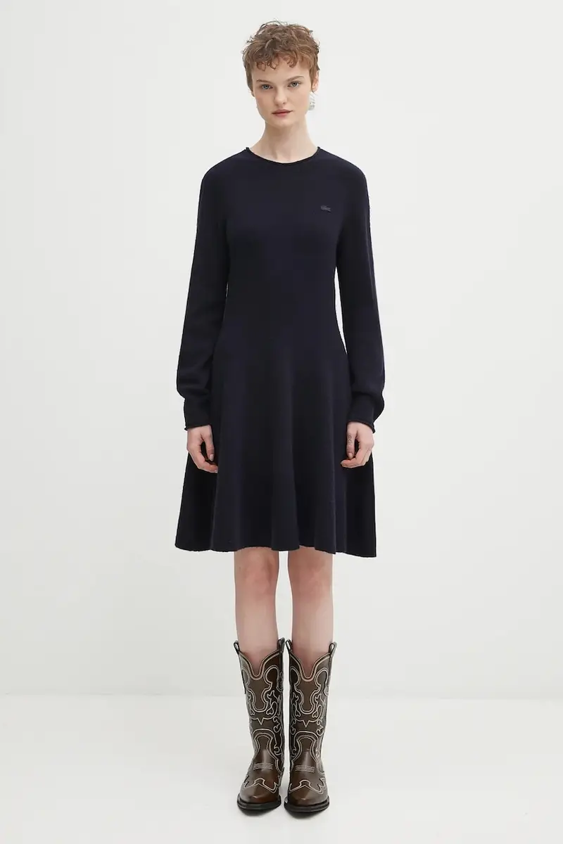 vestito in lana colore blu navy EF4161