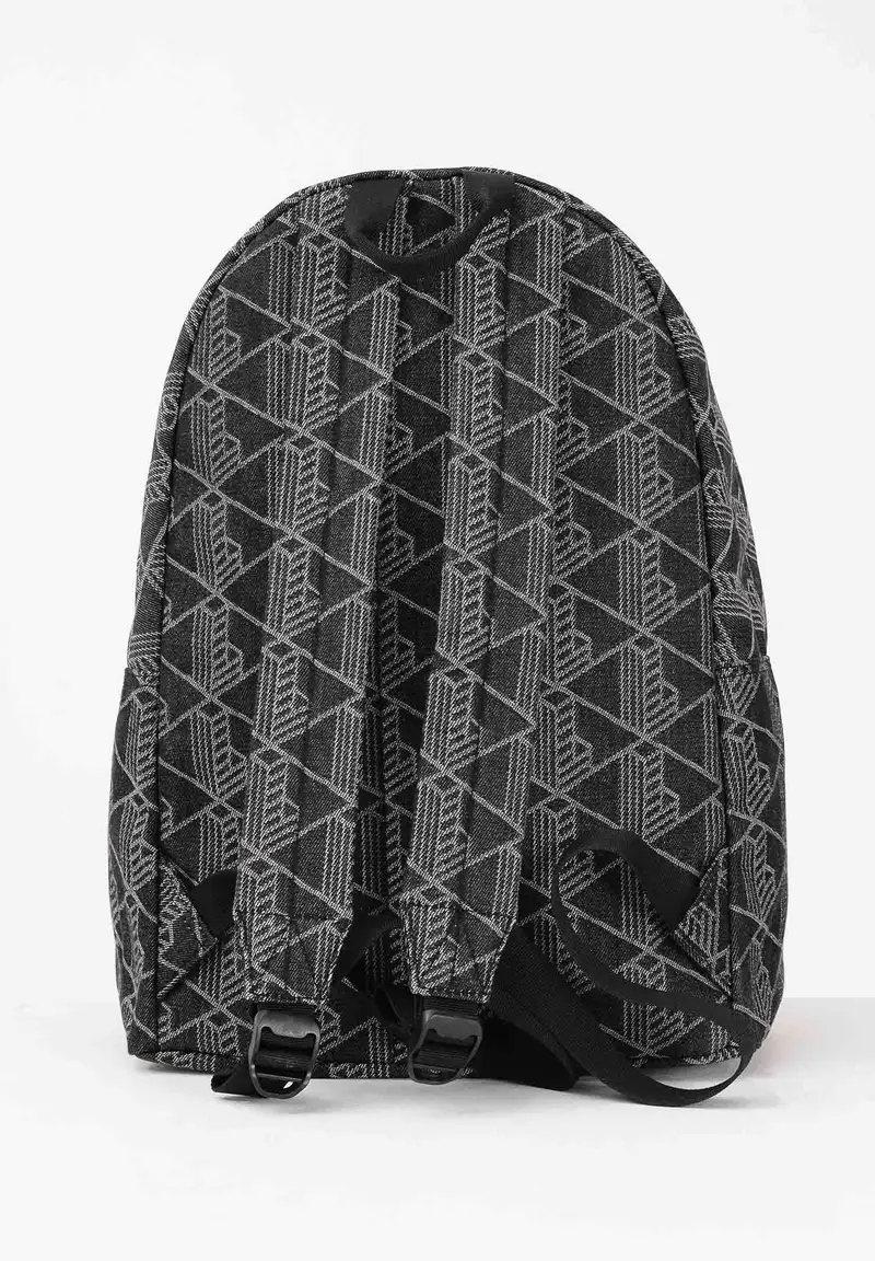 Zaino Neocroc Jacquard Motif nero per uomo e donna miniatura 3