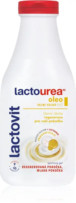LactoUrea Oleo gel doccia rigenerante per pelli molto secche 500 ml