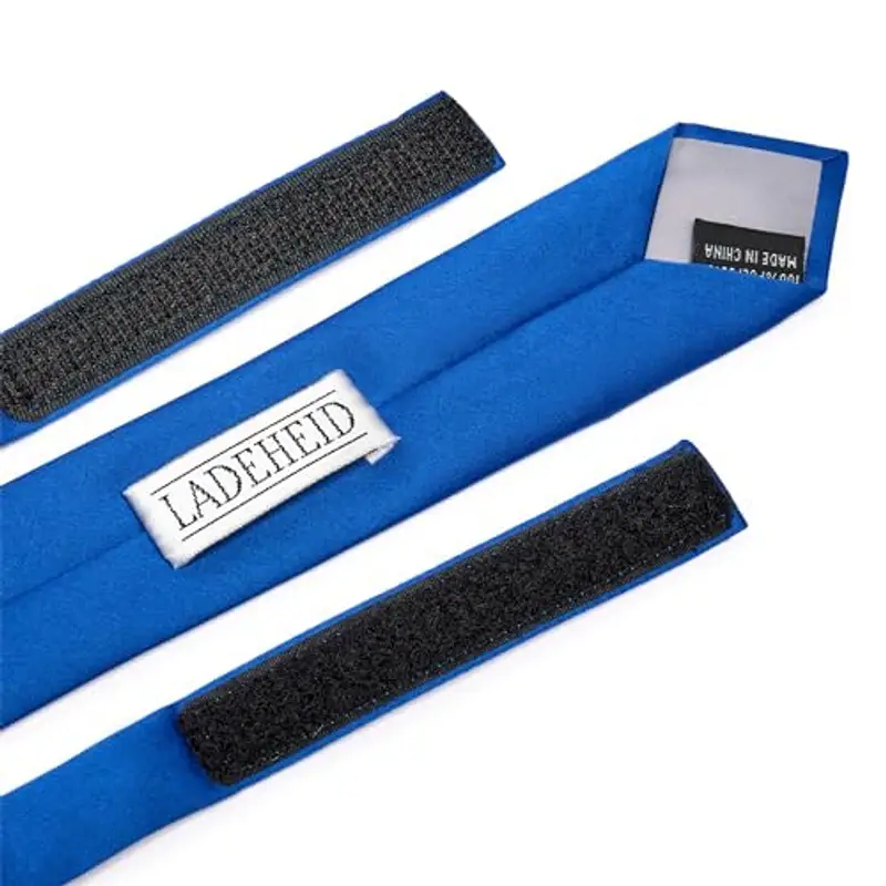 Ladeheid Cravatta per bambini per ragazzi - Look elegante opaco, Pre-legata con chiusura a strappo, Perfetta per miniatura 3