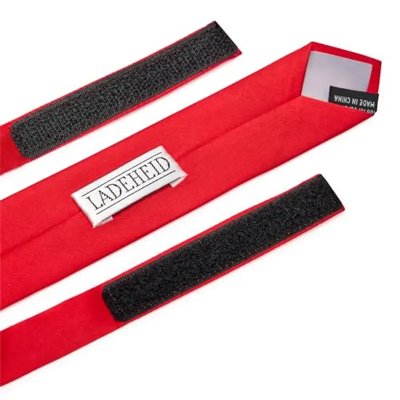 Ladeheid Cravatta per bambini per ragazzi - Look elegante opaco, Pre-legata con chiusura a strappo, Perfetta per miniatura 3