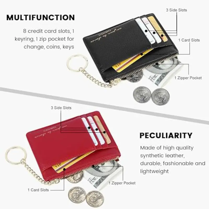 Lafefe Portamonete Ragazza Nero 943018 miniatura 3