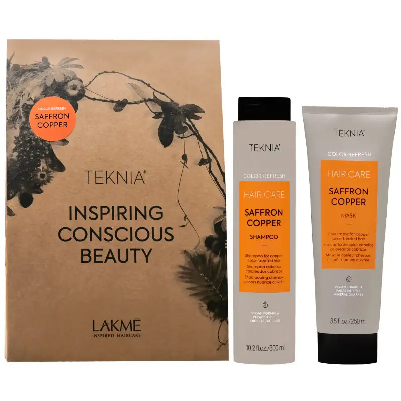 Kit Lakme Teknia Color Refresh Saffron Copper - 300+250ml