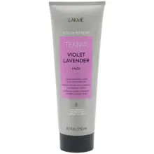 Lakmé Teknia Color Refresh Violet Lavanda Maschera nutriente con pigmenti colorati per capelli con sfumature violacee - 1000 ml