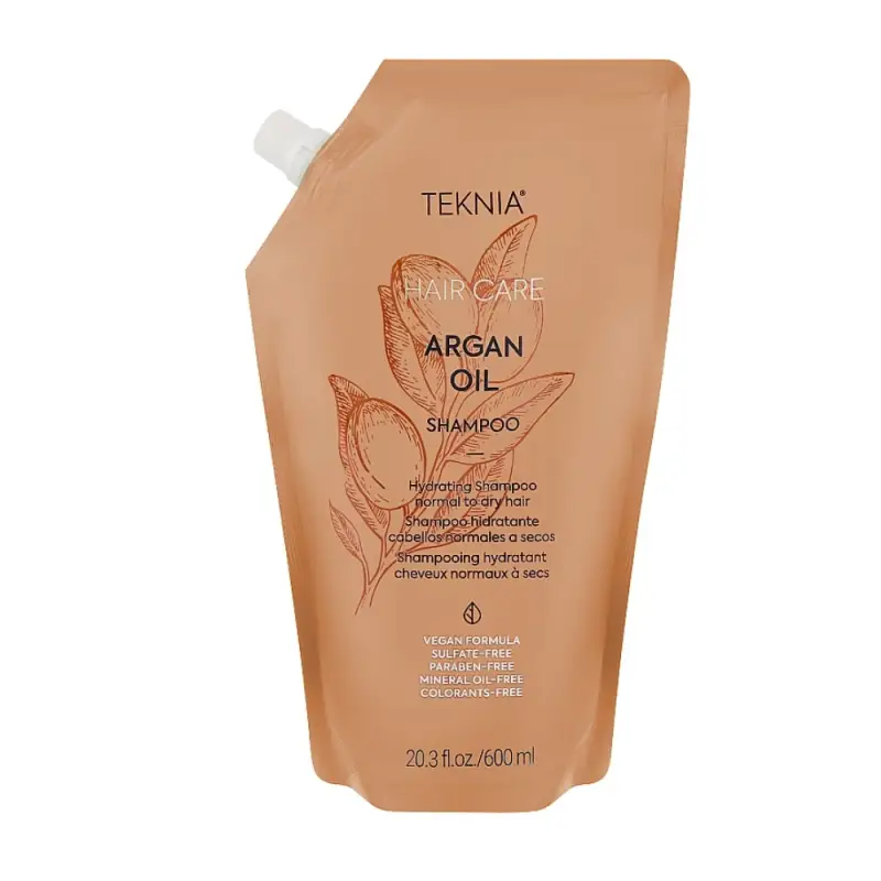Teknia Hair Care Olio di Argan Shampoo Ricarica 600 ml