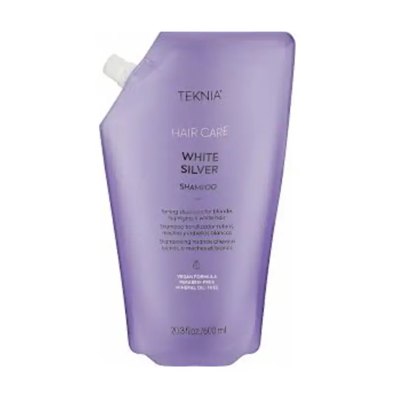 Teknia White Silver Shampoo Ricarica 600 ml