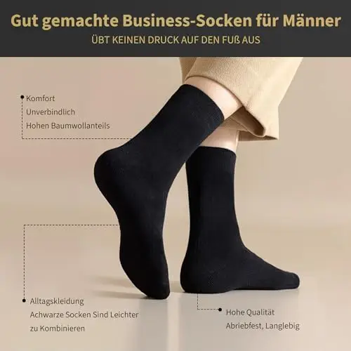 Lakpoau Calze Uomo Nero 3524166 miniatura 2