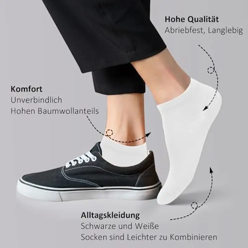 Lakpoau Calze Uomo Bianco 2166441 miniatura 3