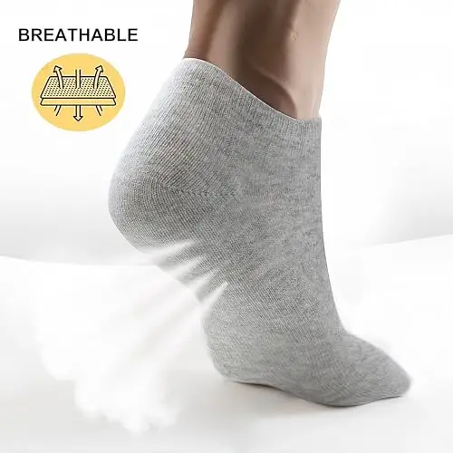 Lakpoau Calze Uomo Grigio 2477756 miniatura 3