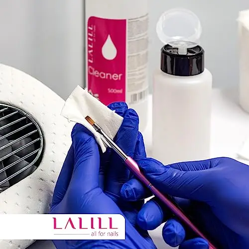 LALILL Dischetti in Cotone 500 pz - Pads Senza Pelucchi 8 Strati - Per Cleaner, Levasmalto, Tonico e Skincare miniatura 3