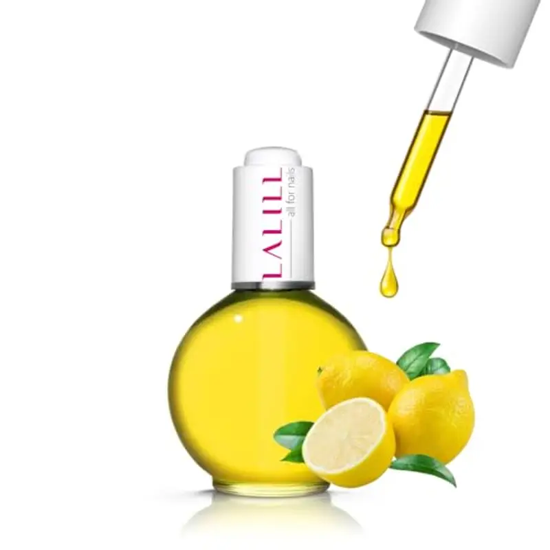 LALILL Olio Cuticole 75ml - Cura Professionale alla Pesca - Olio per Unghie e Cuticole con Pipetta - Vegan