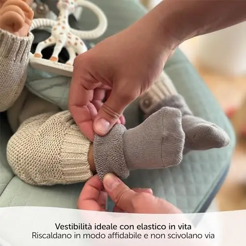 LaLoona baby bedding Calze Neonato Beige 3148826 miniatura 2