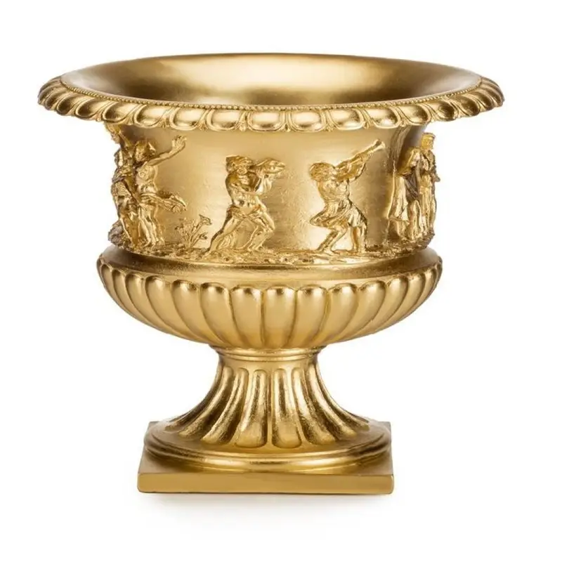 Vaso Decorativo In Ceramica Dorata - Lamart