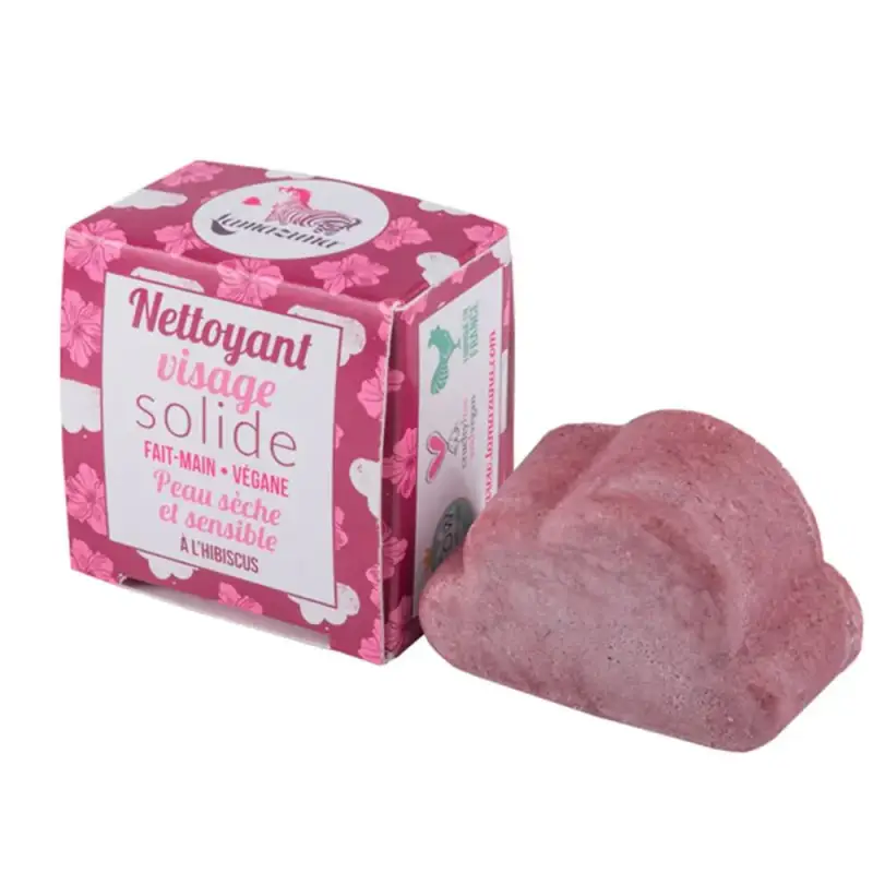 Detergente Viso Solido Profumo Ibisco Pelle Secca E Sensibile 25g