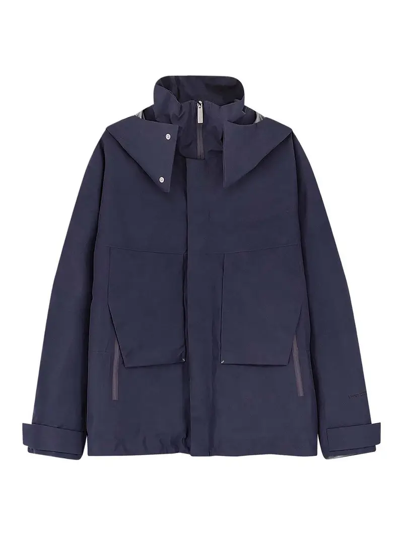 Giubbino Waterproof Con Imbottitura Nero