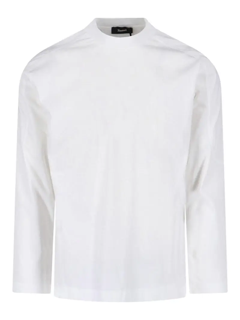 T-shirt In Cotone Bianco
