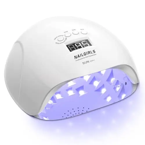Lampade UV Per Unghie,NAILGIRLS 150W Portatile Lampada per Unghie Asciuga Smalto Fornetto Unghie per Manicure