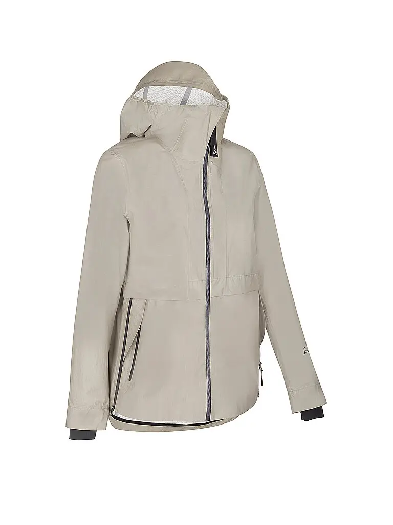 Giacca da trekking da donna Linda II 2,5L con cappuccio crema | 40