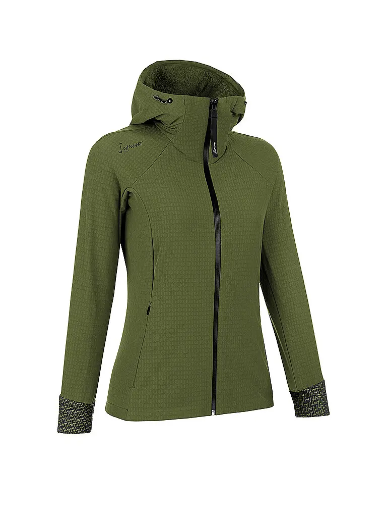 Giacca da trekking da donna Paola Tech Hoodie verde scuro | 40