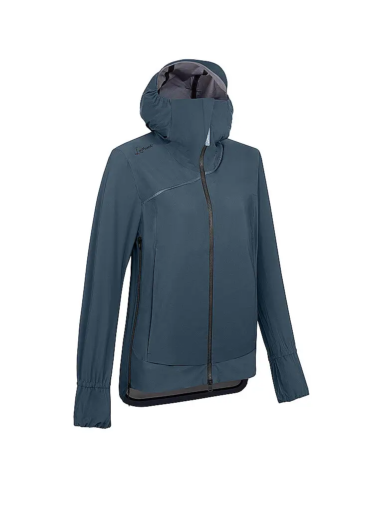 Giacca da trekking da donna Sara Light 3L con cappuccio blu | 38
