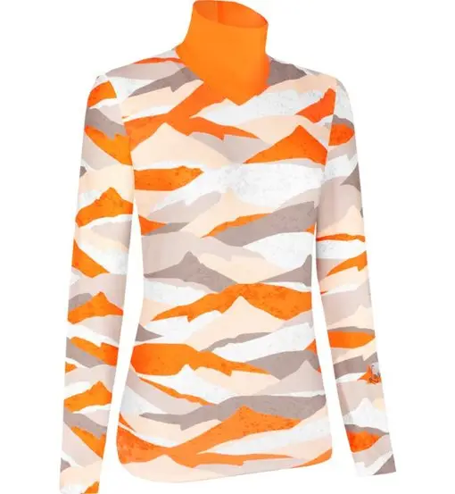 Ivana Tech Arty L/S - felpa in pile - donna Orange
