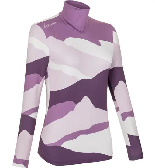 Ivana Tech Arty L/S - felpa in pile - donna Violet