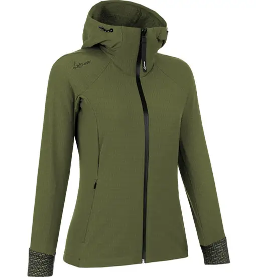Paola Tech Full Zip Fleece - felpa in pile - donna Green