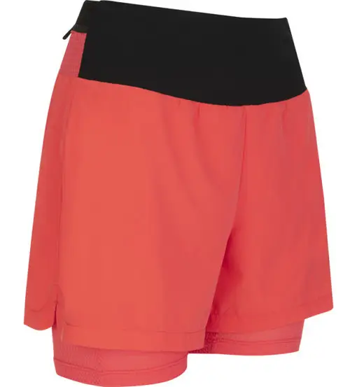 Teresa Light 2IN1 II - pantaloni corti trekking - donna Black