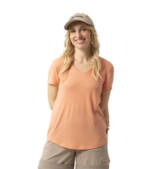 Tina Logo Light - T-shirt - donna Orange