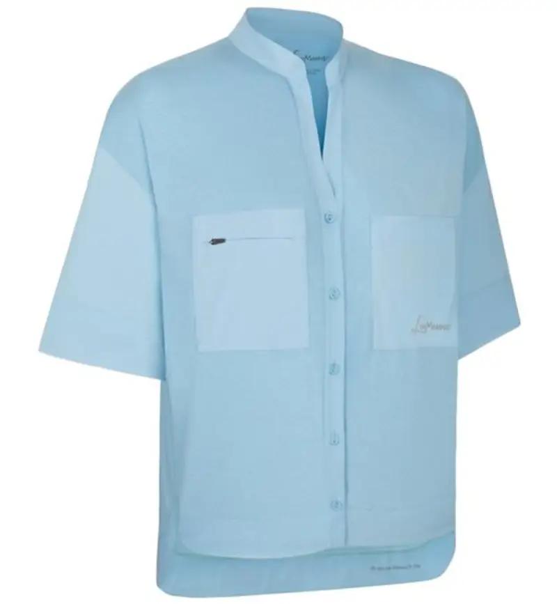 Ulli Mtn Travel S/S - camicia a maniche corte - donna Blue