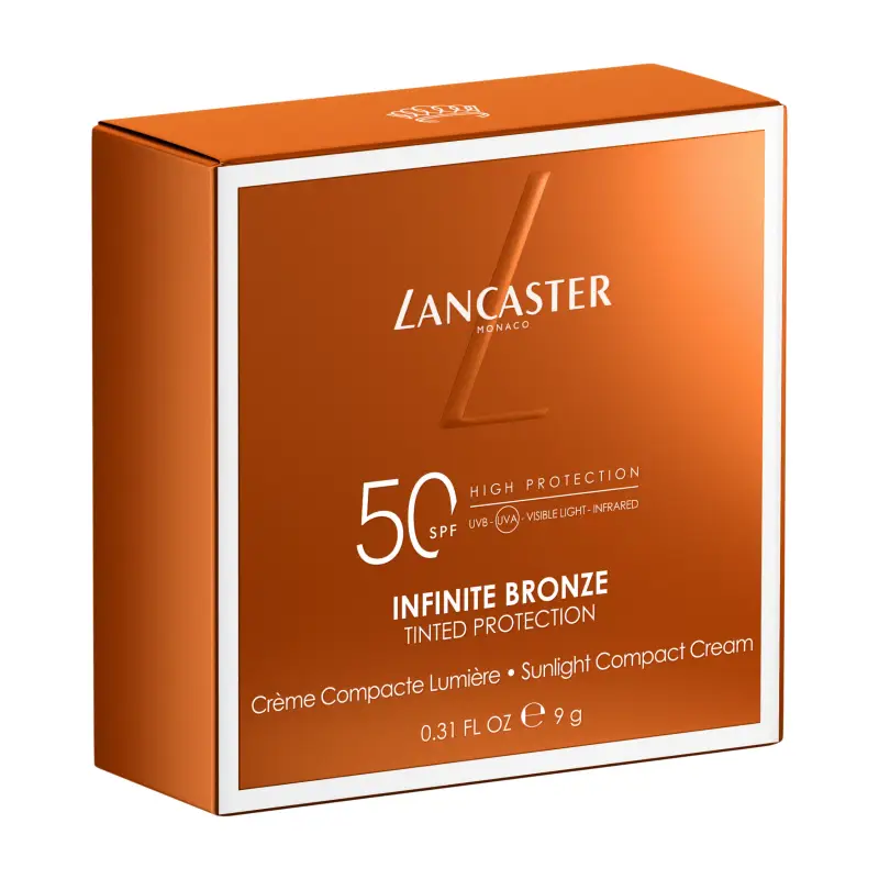 Lancaster Make-up Infinite Bronze Tinted Protection Sunlight Compact Cream SPF50 - Illuminante viso, Fondotinta miniatura 2