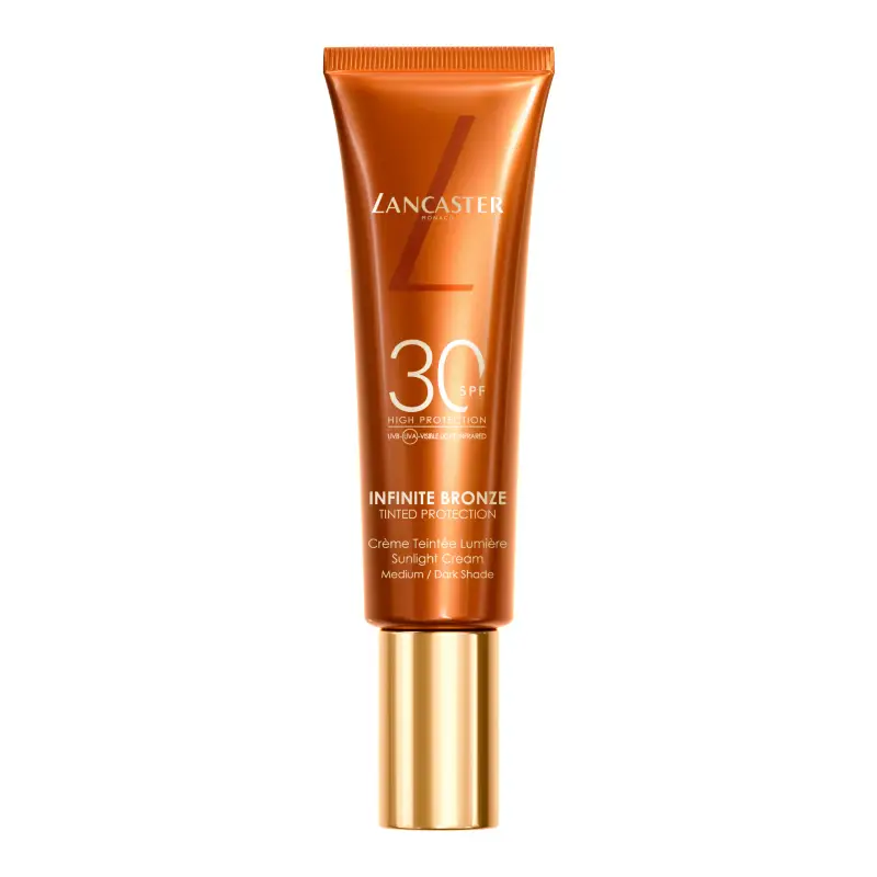 Lancaster Make-up Infinite Bronze Tinted Protection Sunlight Cream SPF30 Medium/Dark - Fondotinta