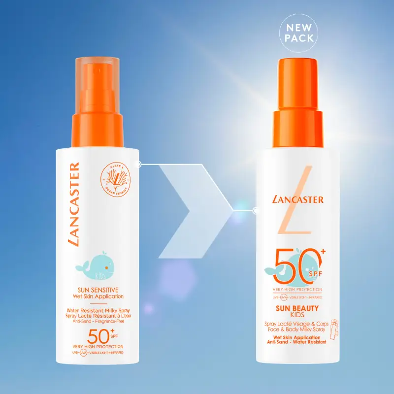 Sun For Kids Kids Water Resistant Milky Spray SPF50+ - Crema Solare Bambini, Solari alta protezione miniatura 3