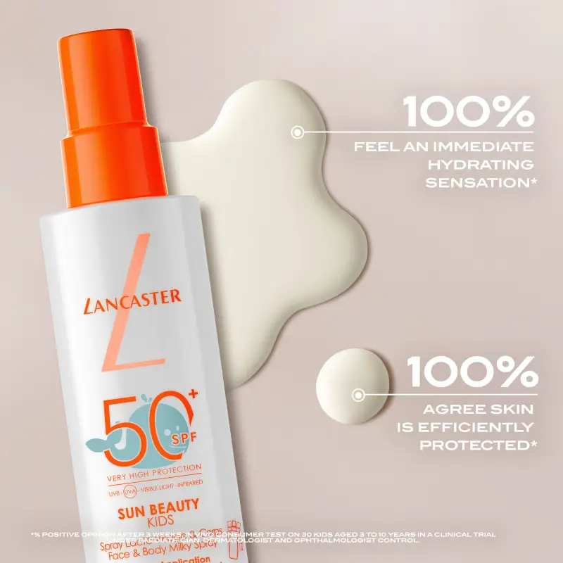 Sun For Kids Kids Water Resistant Milky Spray SPF50+ - Crema Solare Bambini, Solari alta protezione miniatura 5