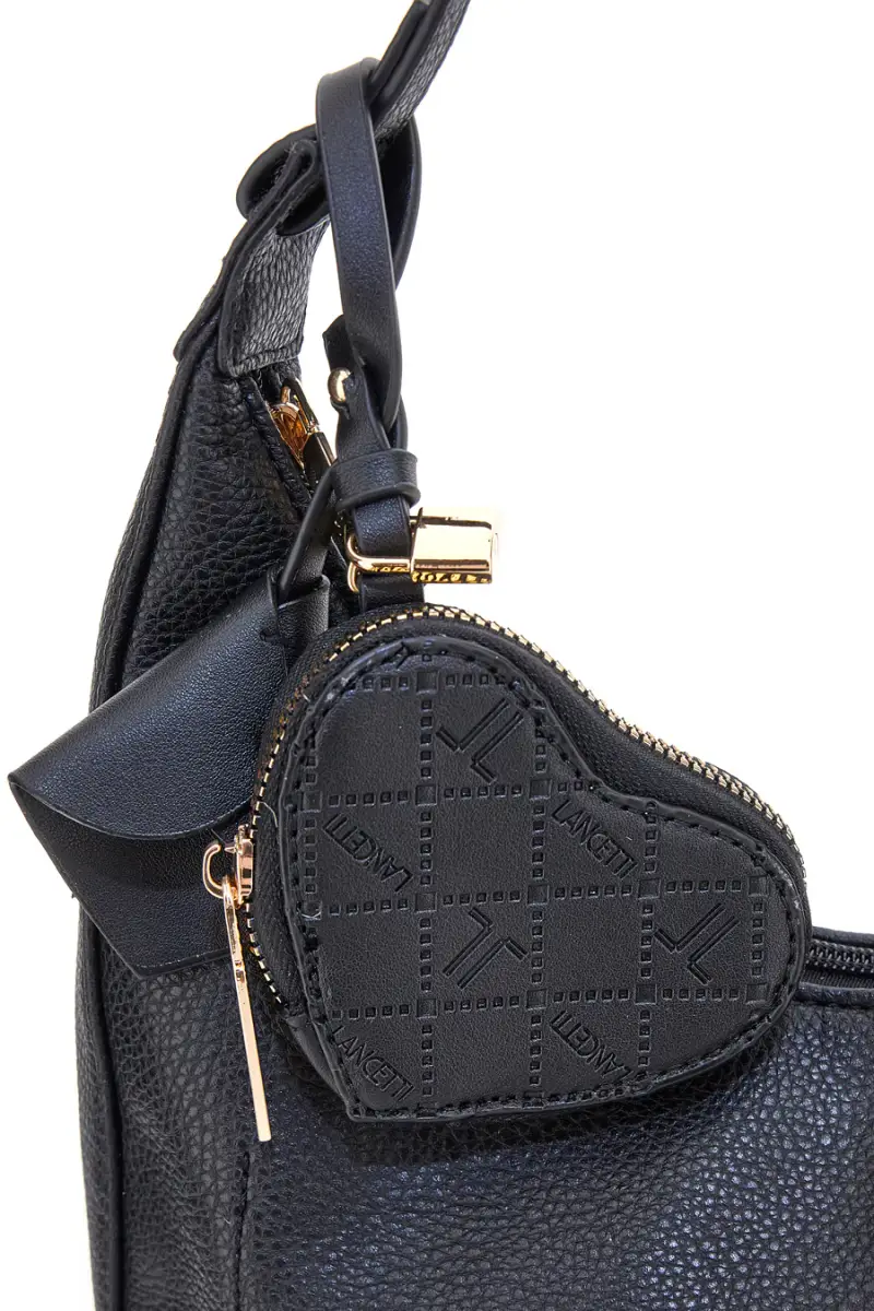 LANCETTI Borsa hobo Nero 3815162 miniatura 3