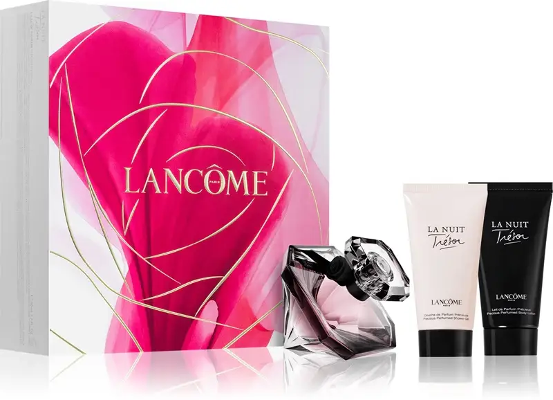 La Nuit Tresor set regalo EDP 50 ml, lozione per il corpo 50 ml e gel doccia 50 ml