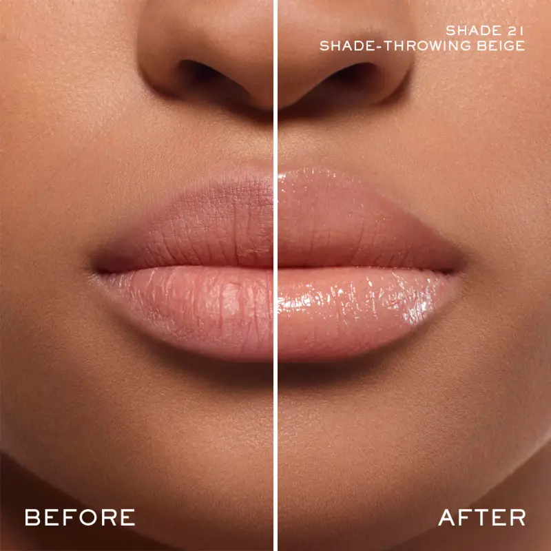 Labbra Lip Idôle Butterglow 21 Shade-throwing beige - Rossetti, Balsamo labbra miniatura 3