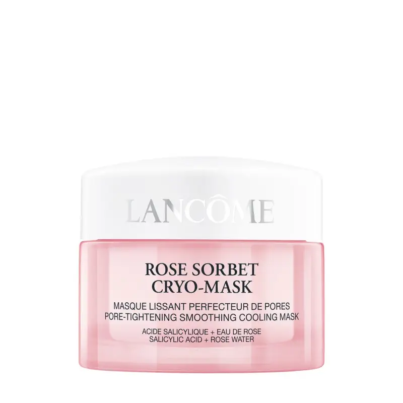 Rose Sorbet Cryo-Mask - Crema viso pelle mista,Maschera viso idratante,Maschera illuminante viso
