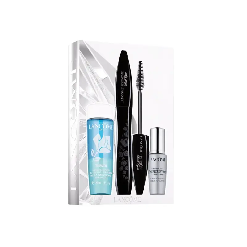 Lancome Set Lancome Hypnose Doll Eyes Volumizing Mascara 01 So Black 6,5 ml + Advanced Genifique Yeux Eye Serum 5 ml + Bi-Facil Makeup Remover Lotion