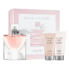 Set regalo Lancôme La Vie Est Belle Eau de Parfum 50 ml, Lozione corpo La Vie Est Belle 50 ml e Gel doccia donna