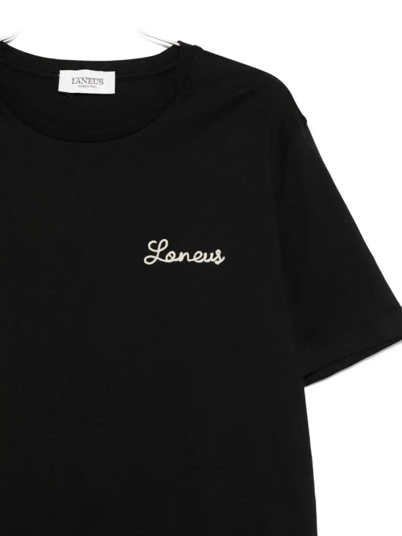 LANEUS T-shirt Nero 3872617 miniatura 3