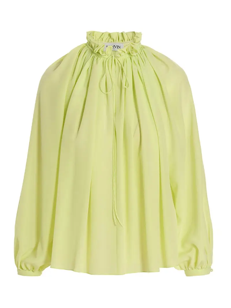 Bloshirt in seta Giallo