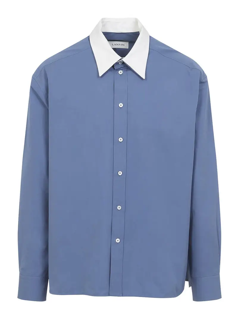 Camicia dalla vestibilitÃ ampia Blu