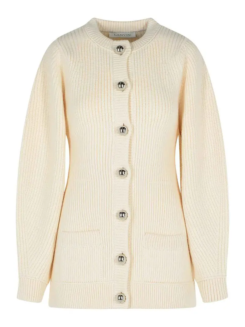 LANVIN Cardigan Bianco 3995520