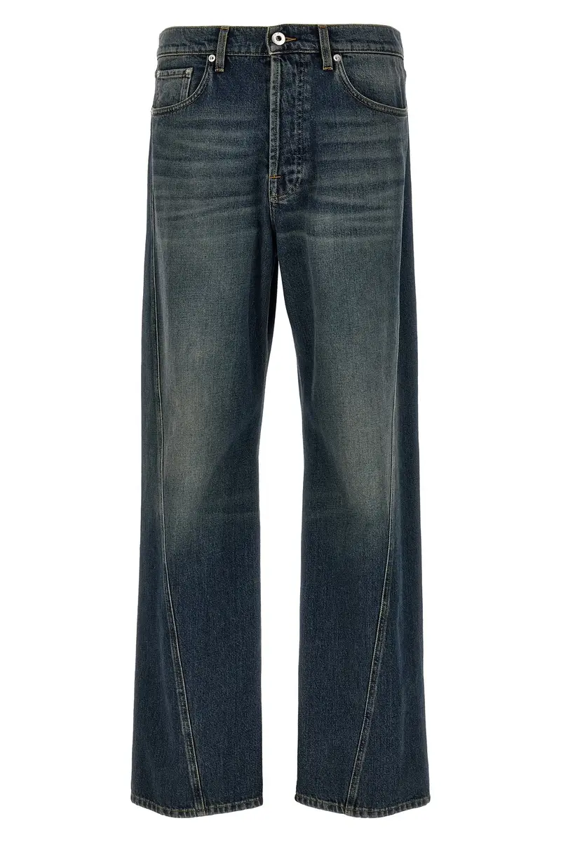 Jeans Twisted Leg Blu